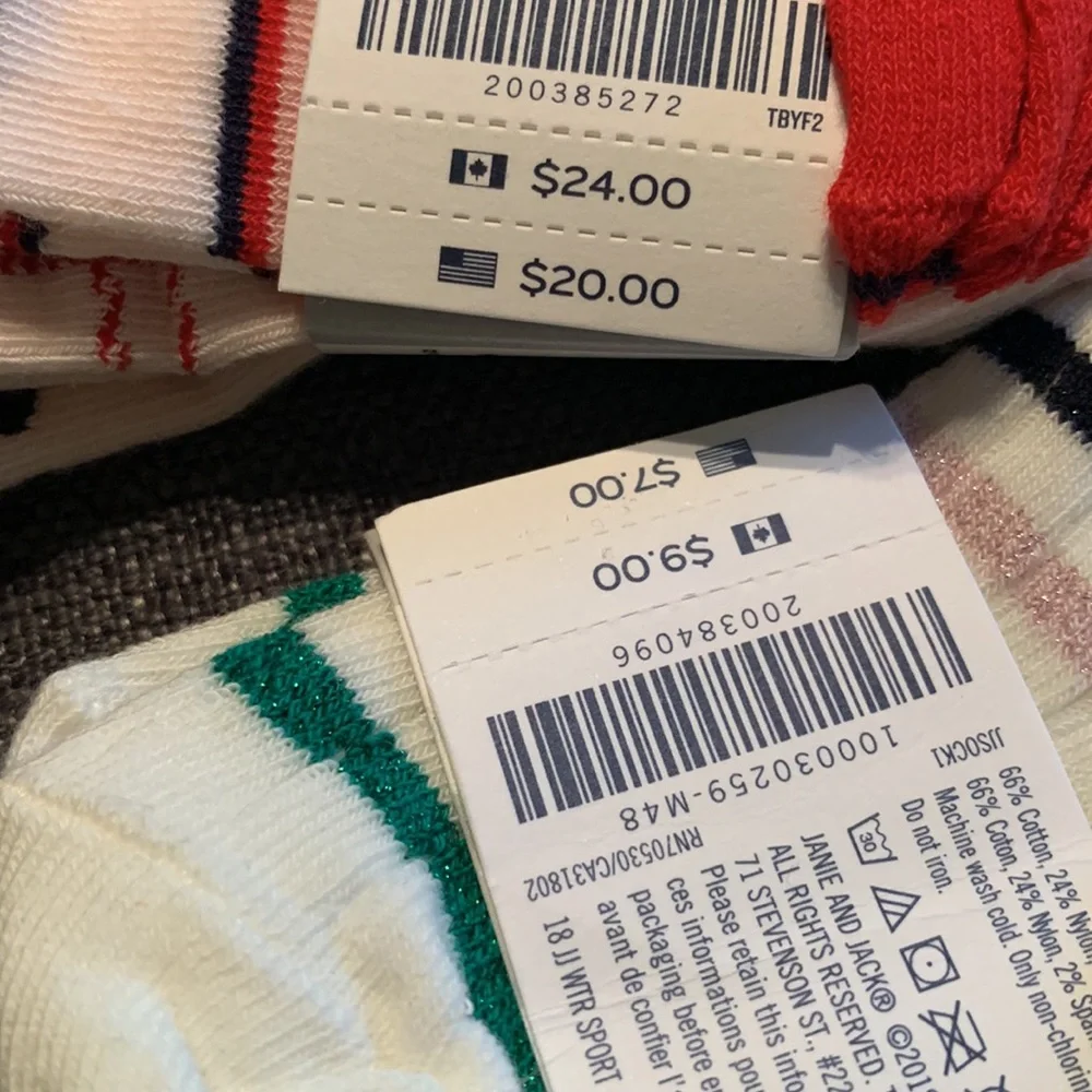 Janie and Jack Baby Girl Sock Bundle